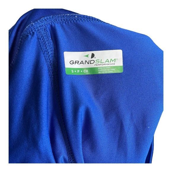 Grand Slam Skort Women's Small Blue Abstract‎ Print Side Pleat Tennis Pickleball - Picture 9 of 12